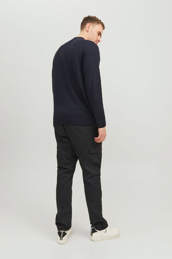 Jack & Jones PLUS Cal&ccedil;as cargo preto