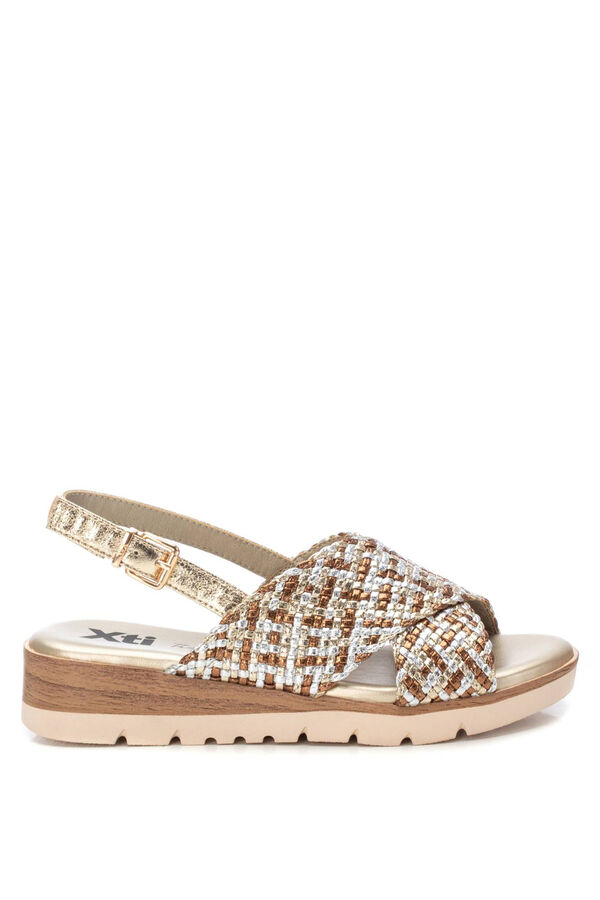 XTI Sandalia De Mujer amarillo