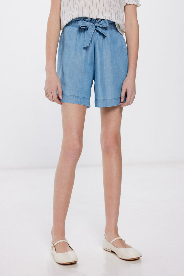 Springfield Kids Short denim ligero ni&ntilde;a azul