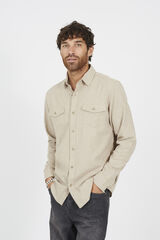 Brave Soul Camisa de manga comprida cru