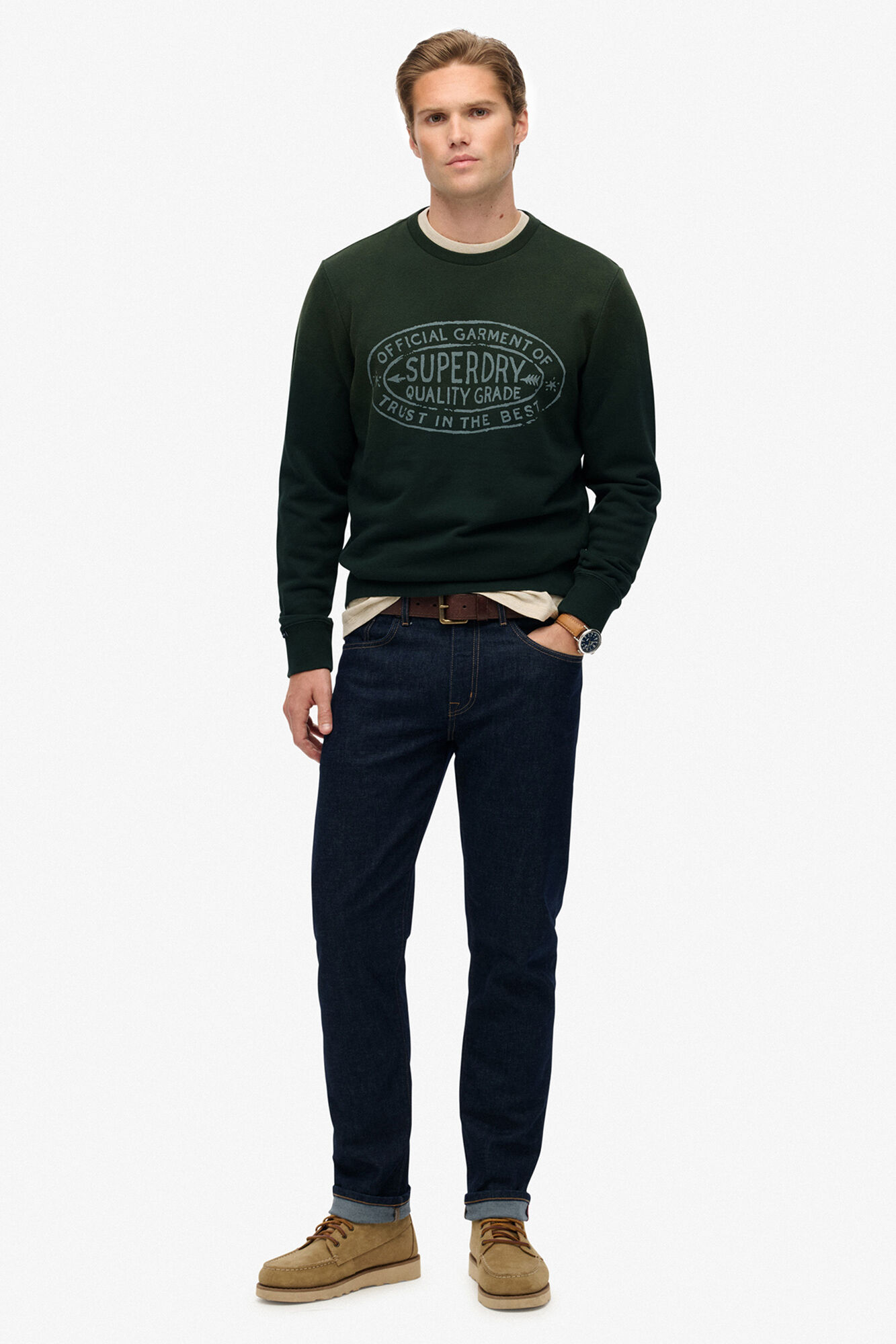 Superdry Sweatshirt logo estampado 