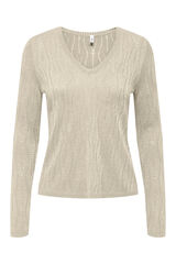 Only Camisola com lurex cinzento