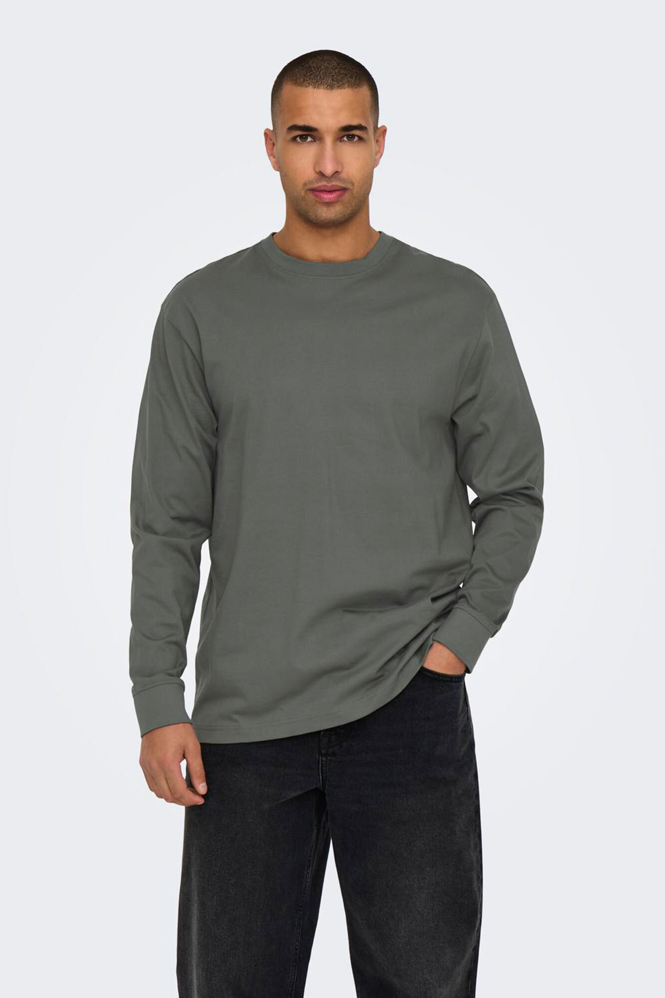 Only & Sons Camiseta relaxed de manga larga