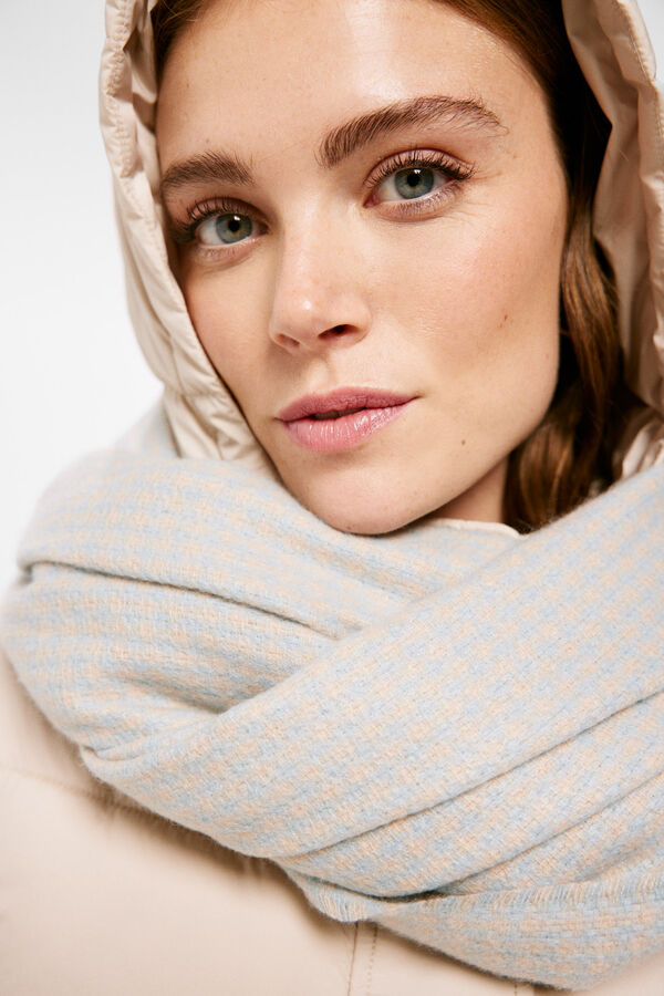 Springfield Bufanda Estructura Cuadros azul