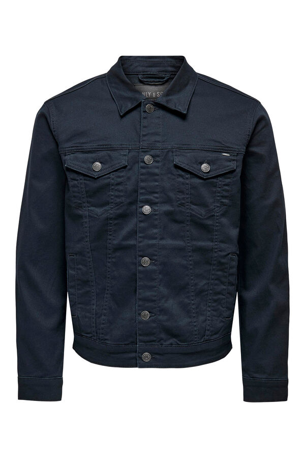 Only & Sons Chaqueta tejido denim azul