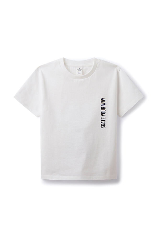 Springfield Kids Camiseta skate ni&ntilde;o marfil