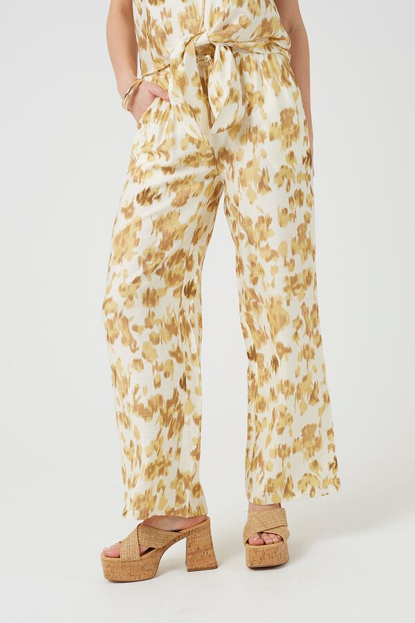 Brave Soul Pantal&oacute;n ancho estampado estampado
