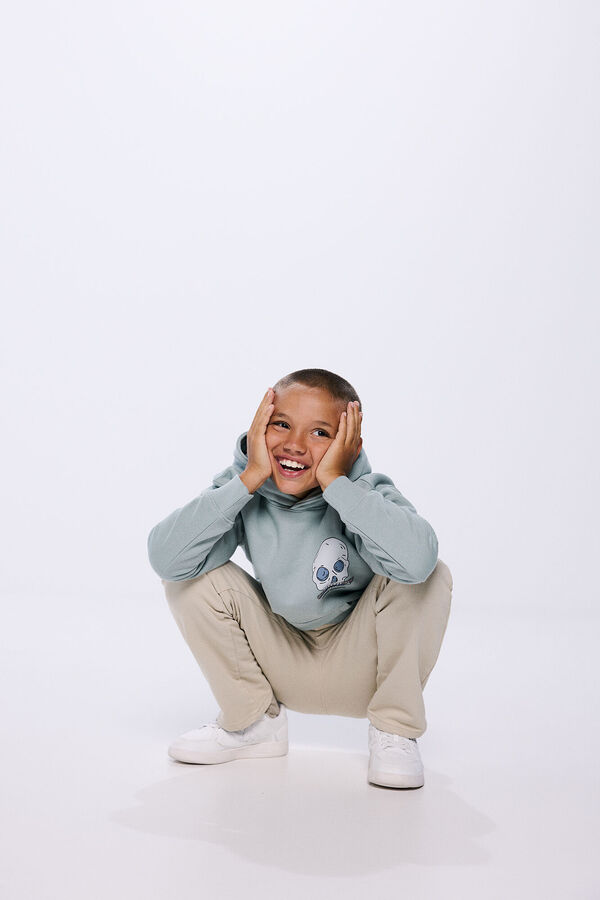 Springfield Kids Sudadera capucha Calavera azul