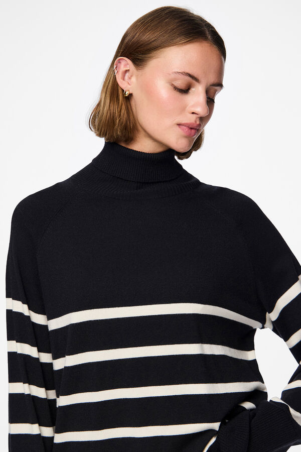 Pieces Jersey de punto negro