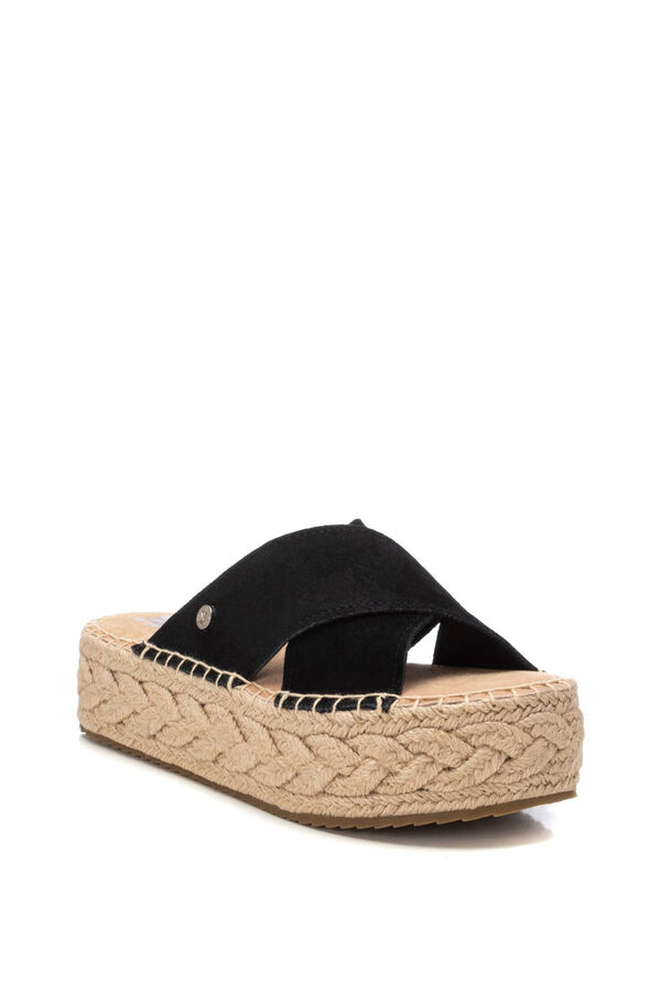 XTI Sandalia Con Plataforma De Mujer negro