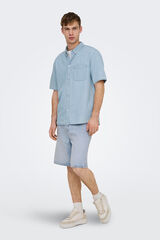 Only & Sons Bermuda vaquera azul