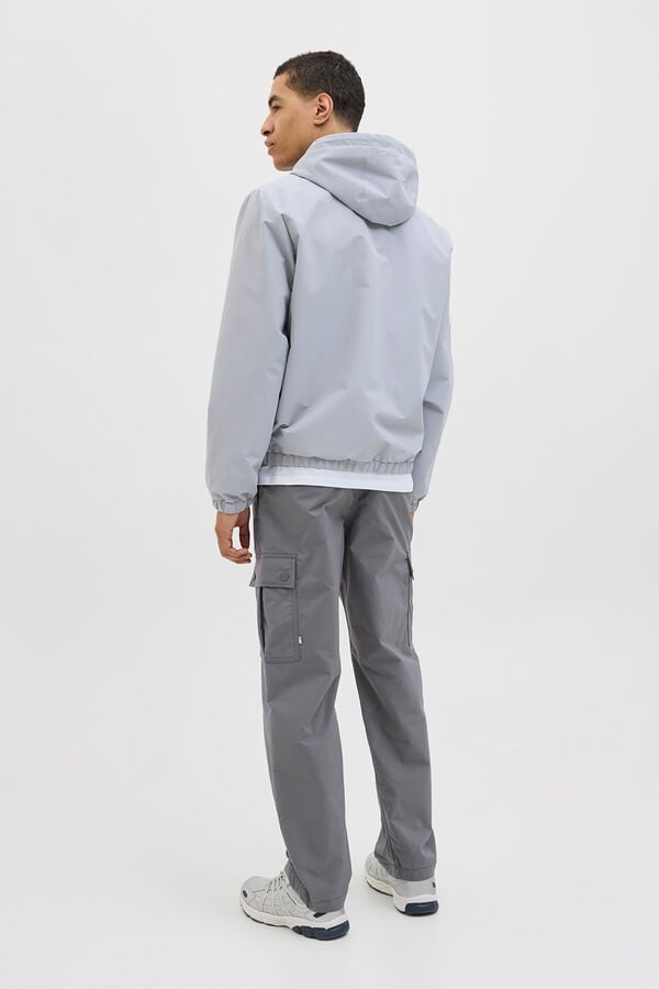 Jack & Jones Pantal&oacute;n cargo relaxed fit gris