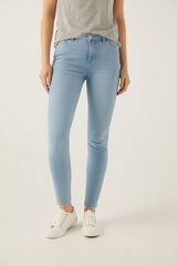 Springfield Jeans slim cropped lavado sostenible azul medio