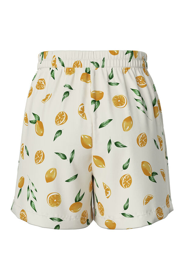 Pieces Cal&ccedil;as curtas fluidas cinzento