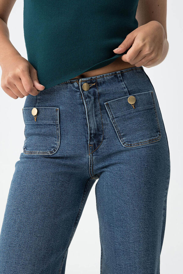 Tiffosi Jeans Sarah Wide Leg azul