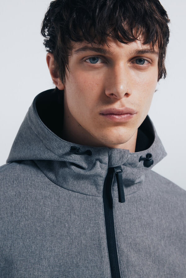 Springfield Parka t&eacute;cnica shofshell cinzento