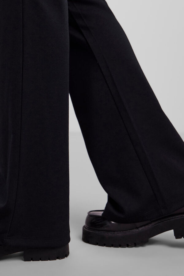 Pieces Pantal&oacute;n campana negro