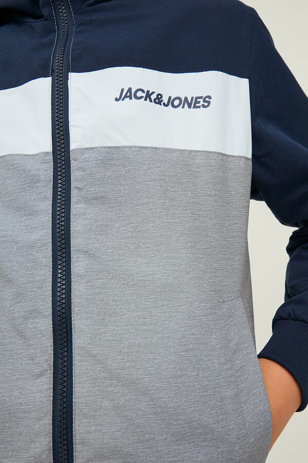Jack & Jones Junior Bombardeiro &agrave; prova d'&aacute;gua azul