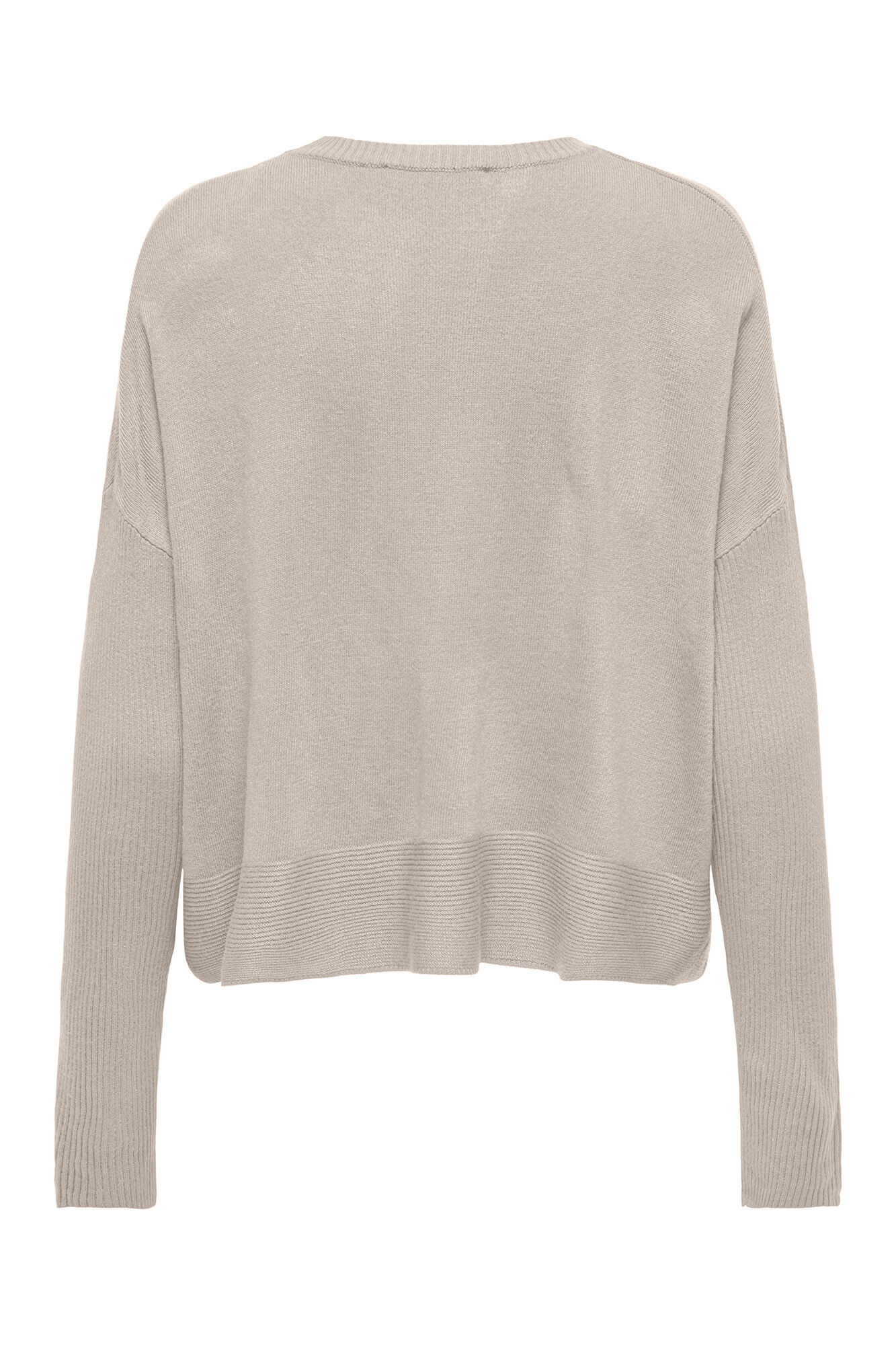 Only Camisola de malha fina com gola redonda