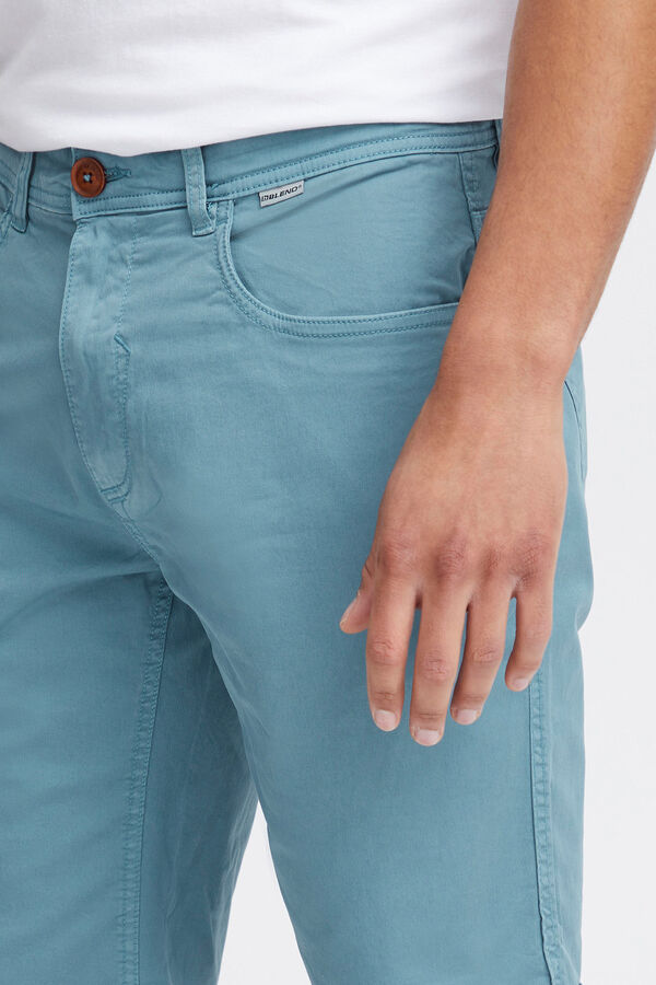 Blend Bermudas de sarja azul