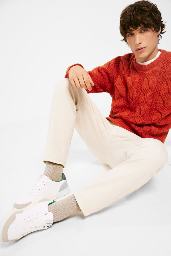 Springfield Zapatilla deportiva retro blanco