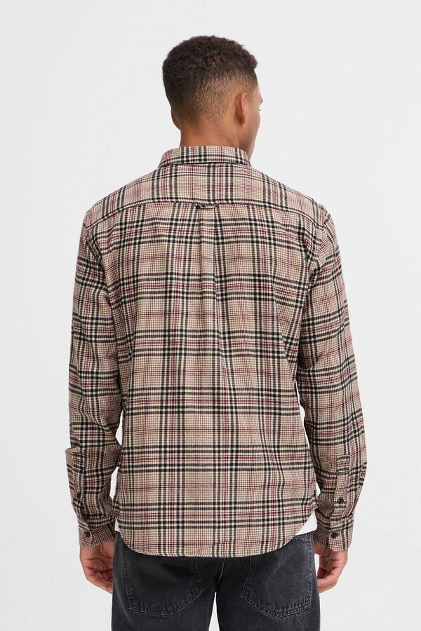 Blend Camisa de cuadros negro