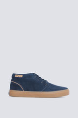 Springfield Croute casual de botim e couro azul
