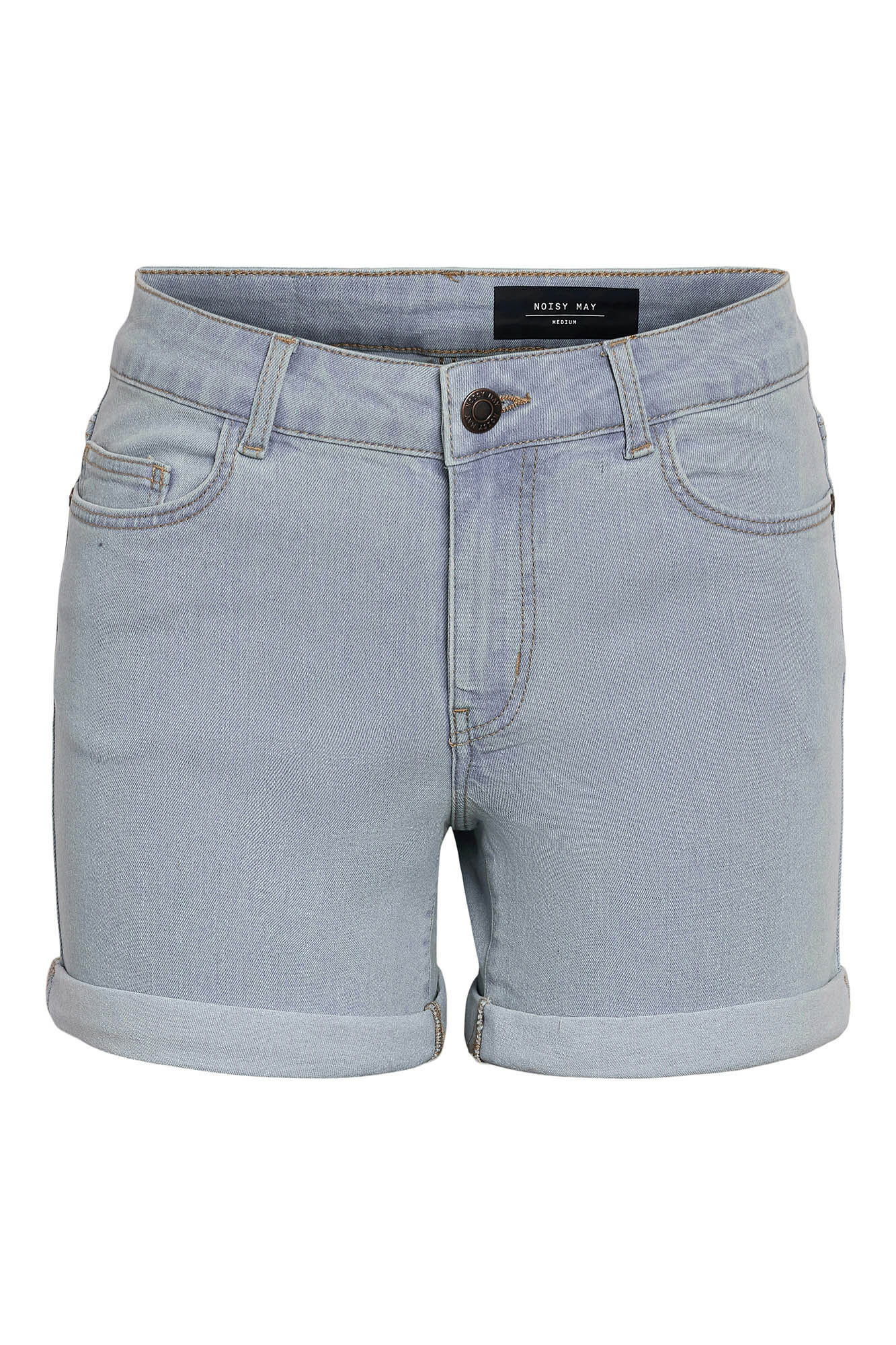 Noisy May Pantal&oacute;n vaquero corto con 5 bolsillos y detalle dobladillo.