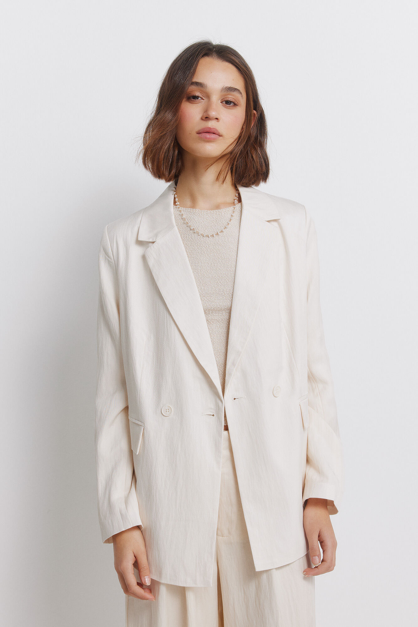 Springfield Blazer cuello camisero