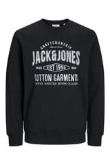 Jack & Jones Sudadera est&aacute;ndar fit negro