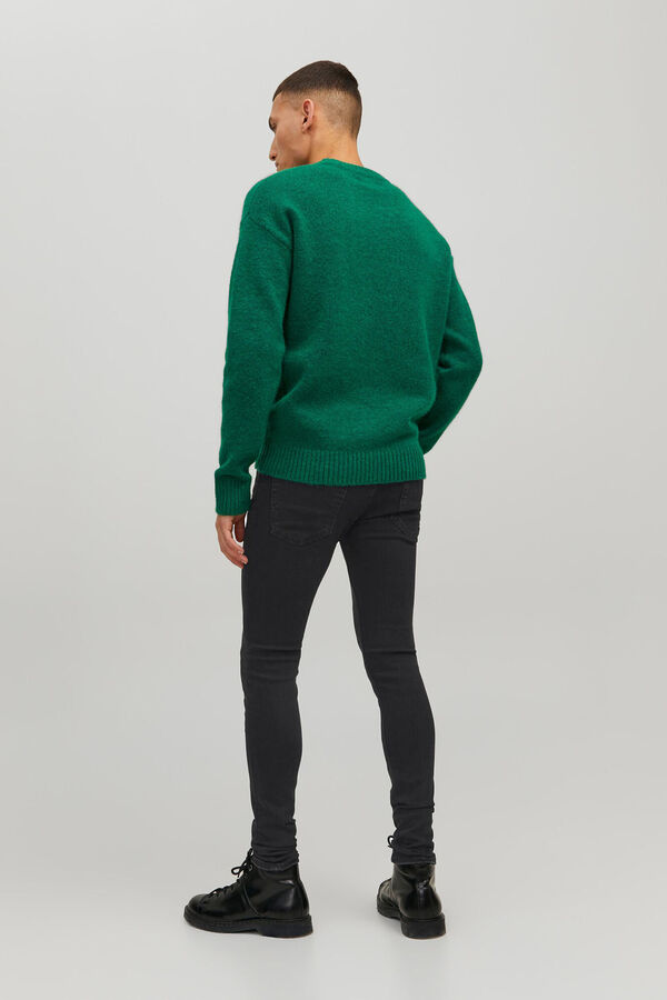 Jack & Jones Jeans Tom spray on fit negro