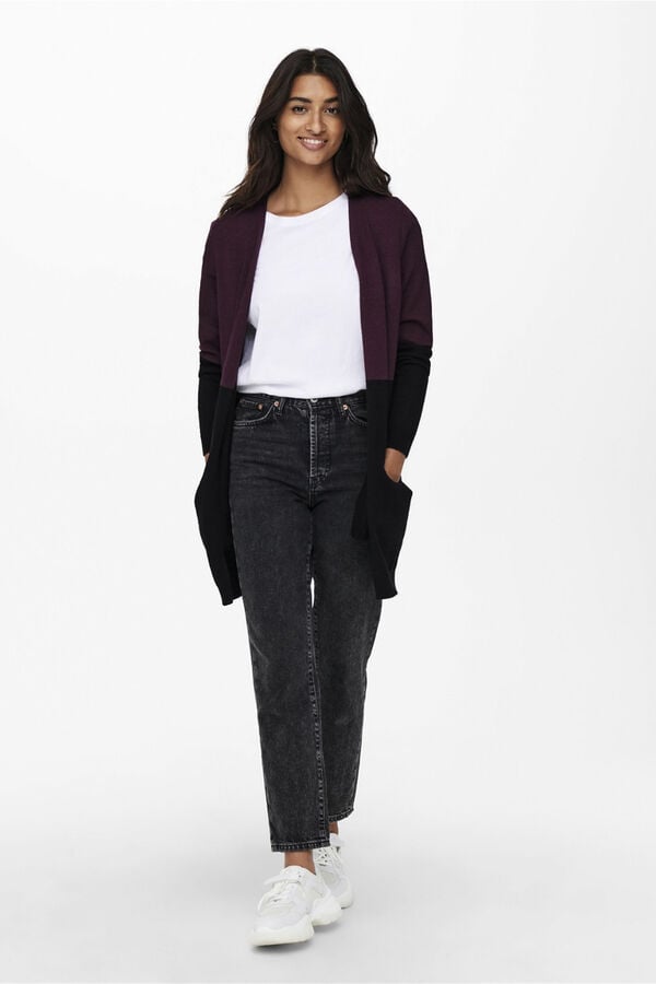 Only Casaco de malha rosa