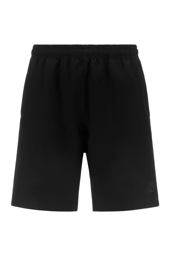 Kappa Cal&ccedil;&otilde;es desportivos em algod&atilde;o preto