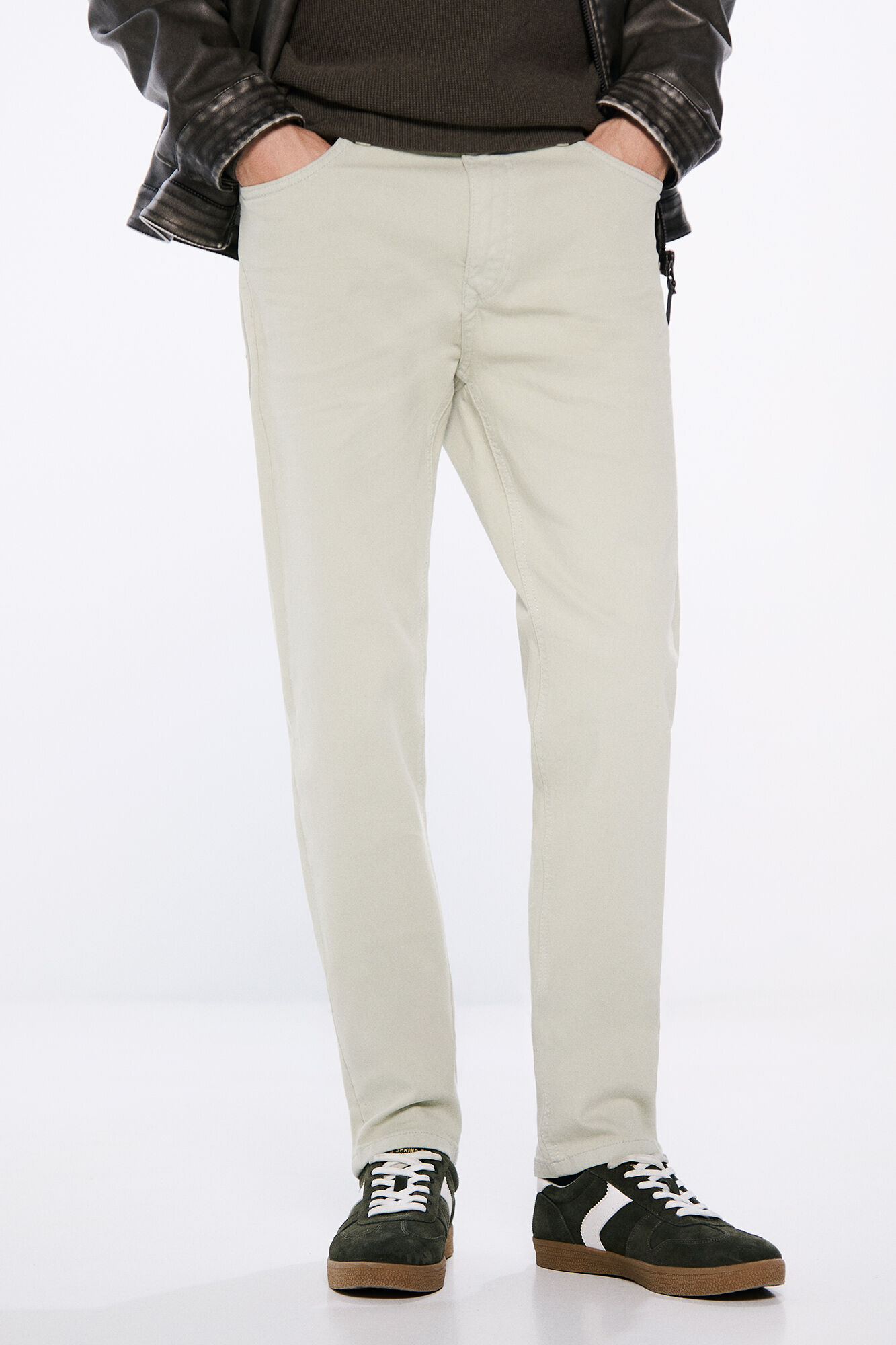 Springfield Cal&ccedil;a slim fit lavada colorida