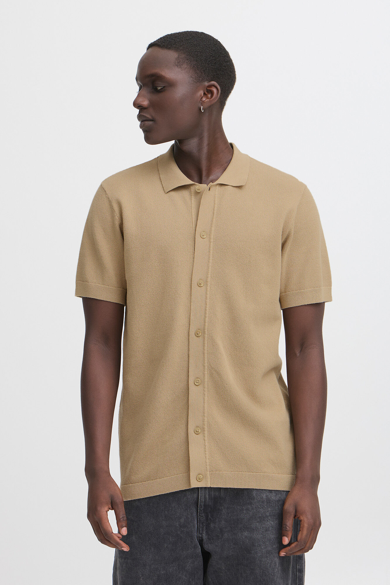 Blend Polo de malha fina Bhalon