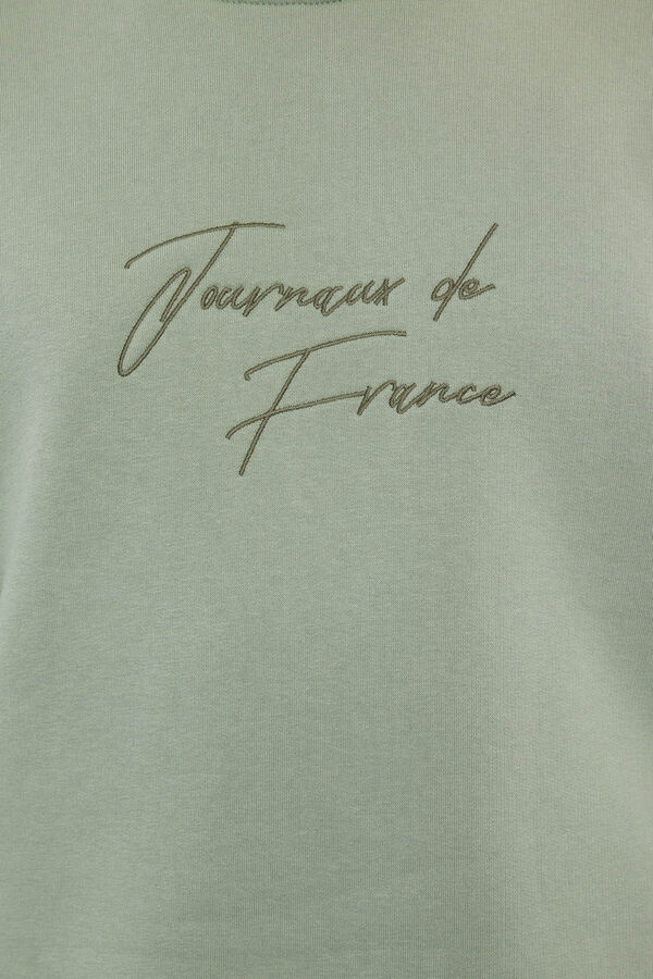 Trendyol Sweatshirt de gola redonda verde