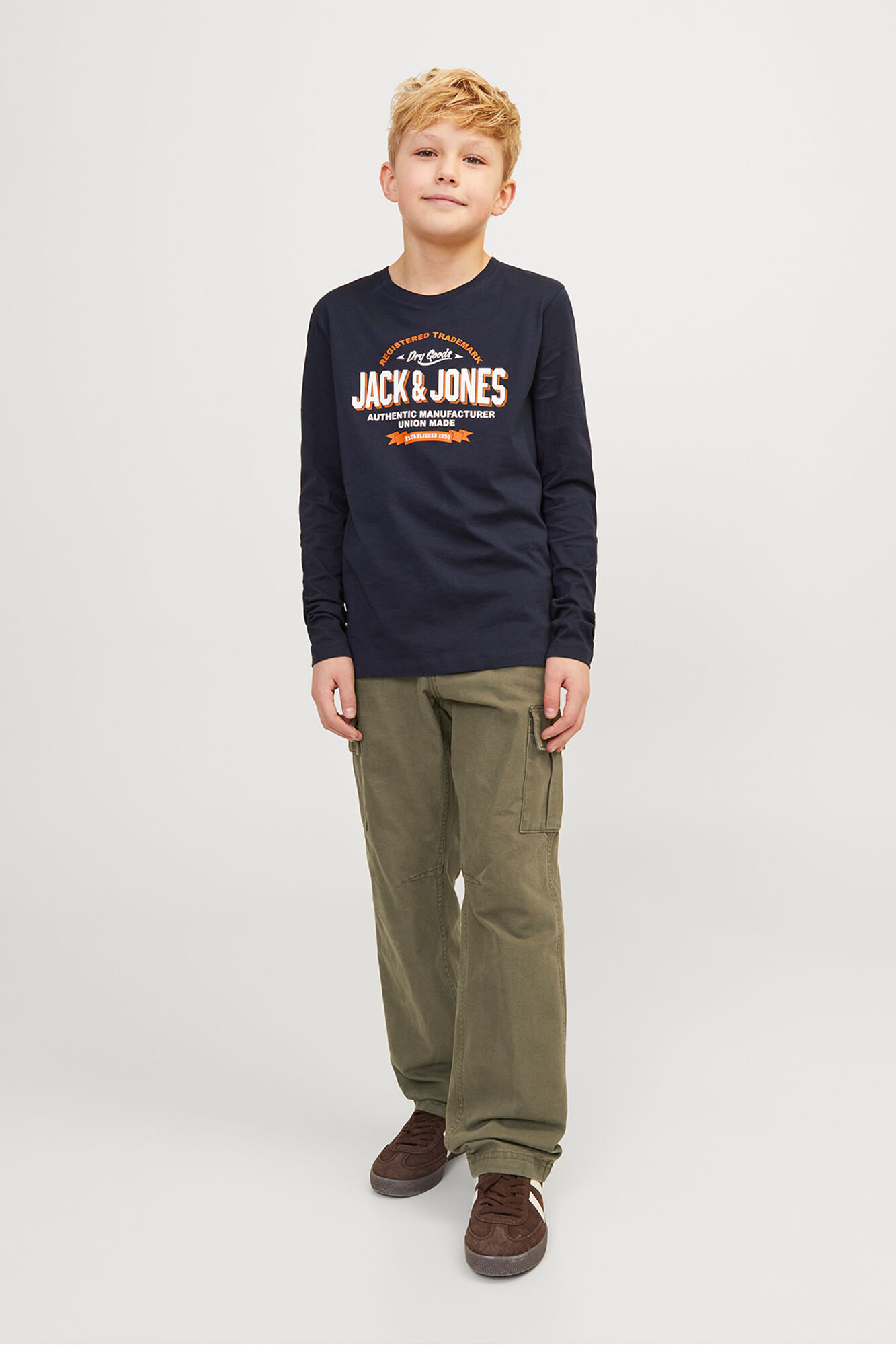 Jack & Jones Junior Pantal&oacute;n cargo regular fit