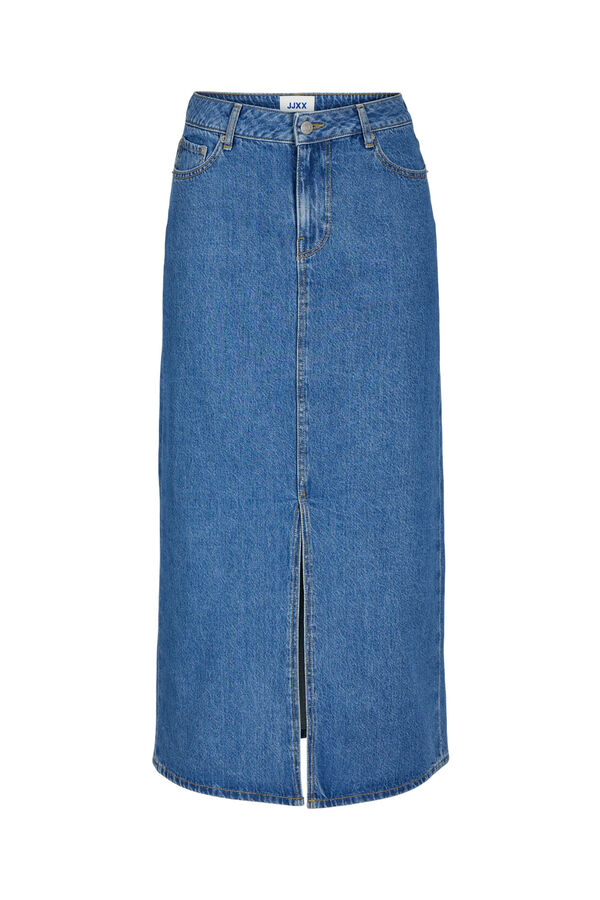 Jack & Jones Falda larga denim azul