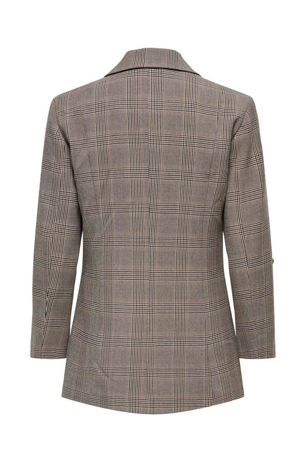 Only Blazer aos quadrados cinzento