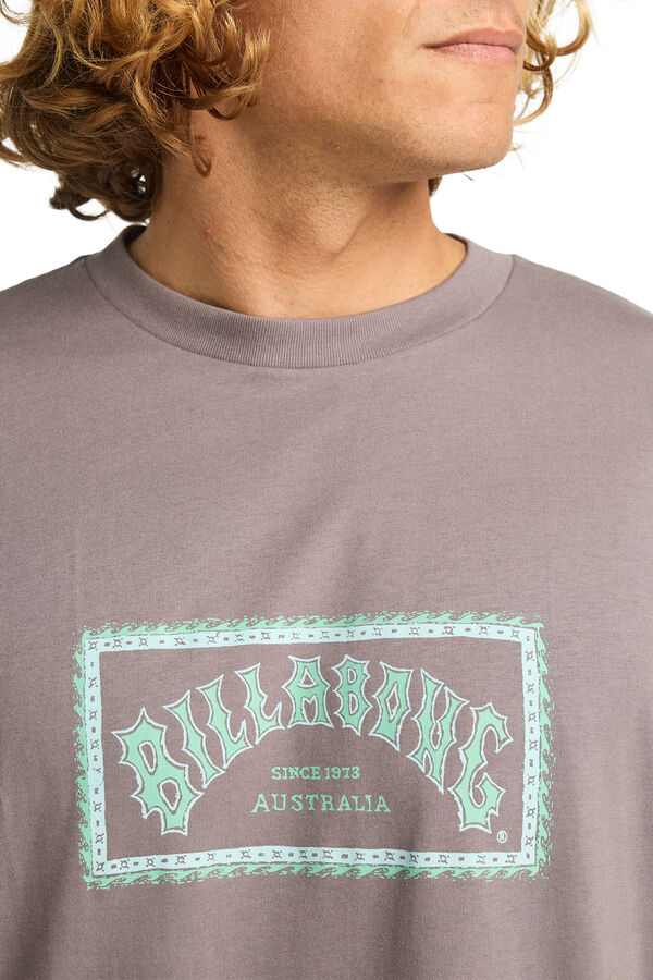 Billabong Stacked Arch - Camiseta para hombre morado/lila