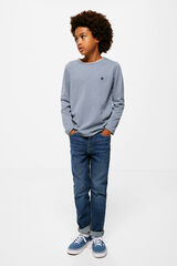 Springfield Kids Camiseta cuello doble ni&ntilde;o azul