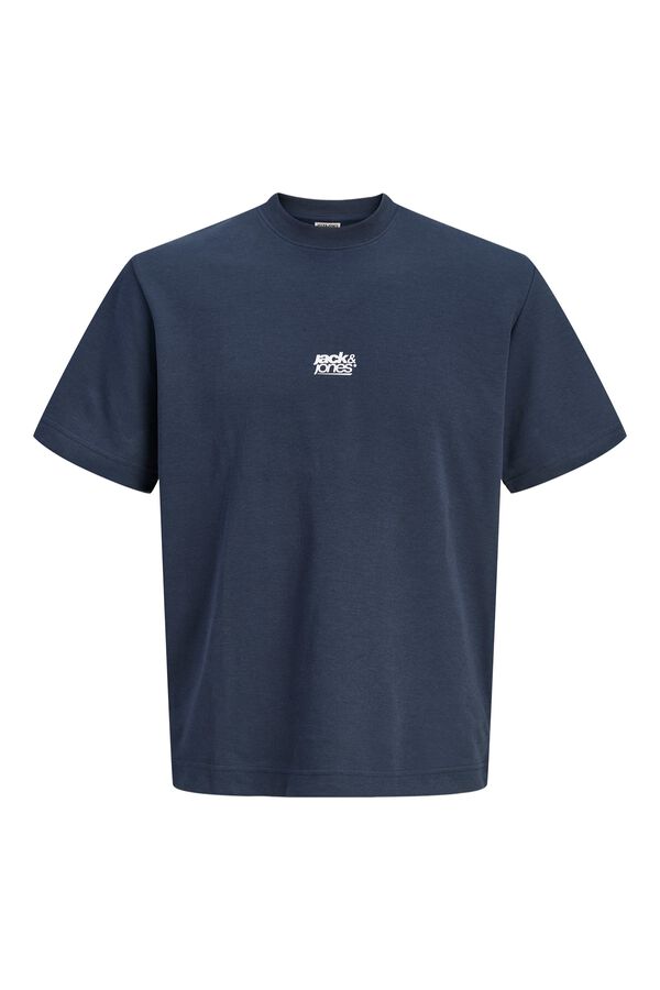 Jack & Jones Camiseta regular fit logo azul