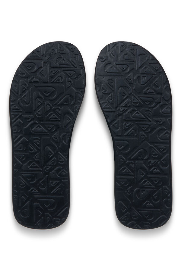 Quiksilver Sand&aacute;lias com tira de lona preto