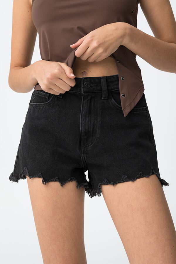Tiffosi Young Shorts vaqueros preto
