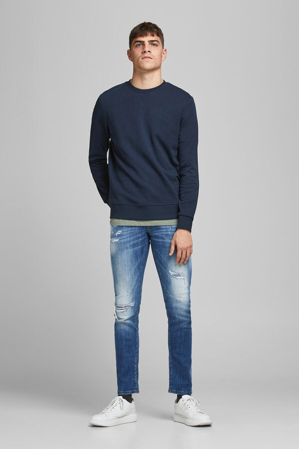 Jack & Jones Sweatshirt gola O azul