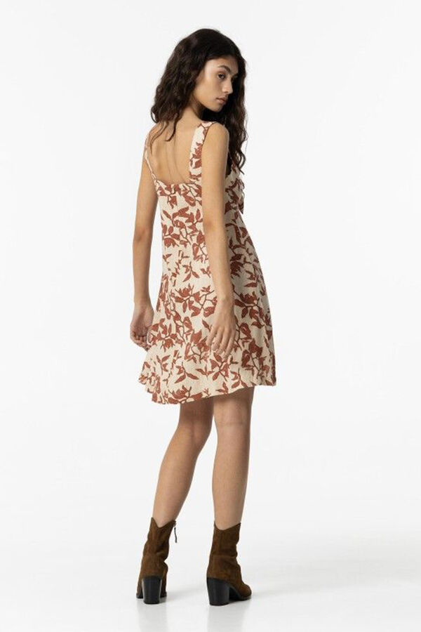 Tiffosi Vestido Cut Out con Nudo nude