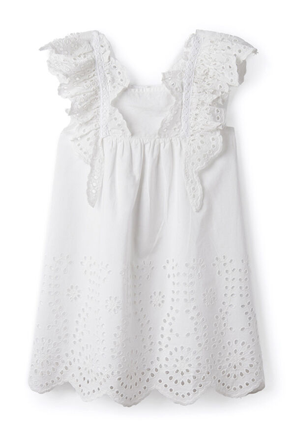 Springfield Kids Vestido bordado su&iacute;&ccedil;o menina estampado