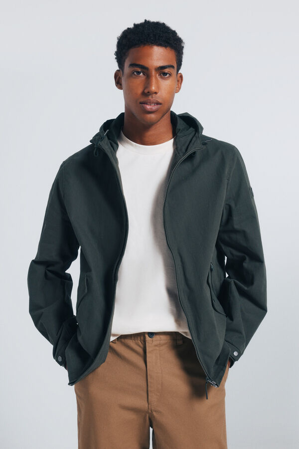 Springfield Parka algod&oacute;n kaki