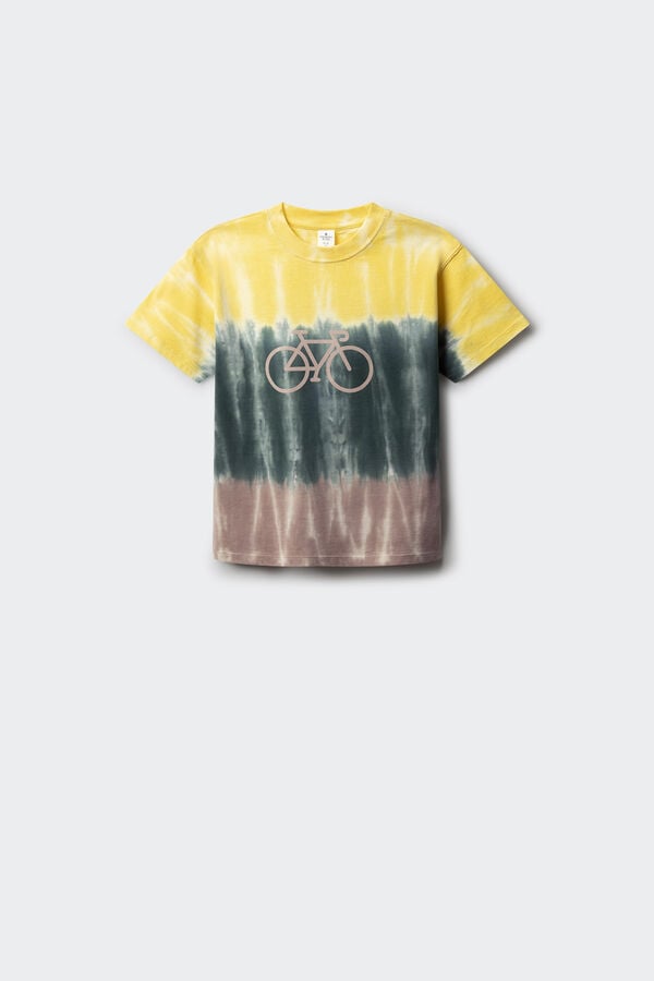 Springfield Kids Camiseta dip dye ni&ntilde;o amarillo