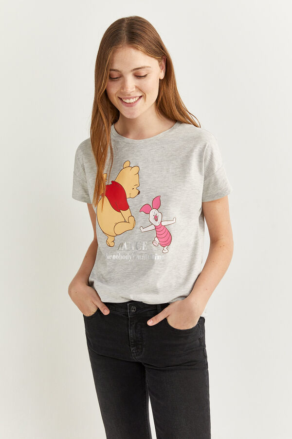 Springfield T-shirt "Winnie the Pooh" cinza